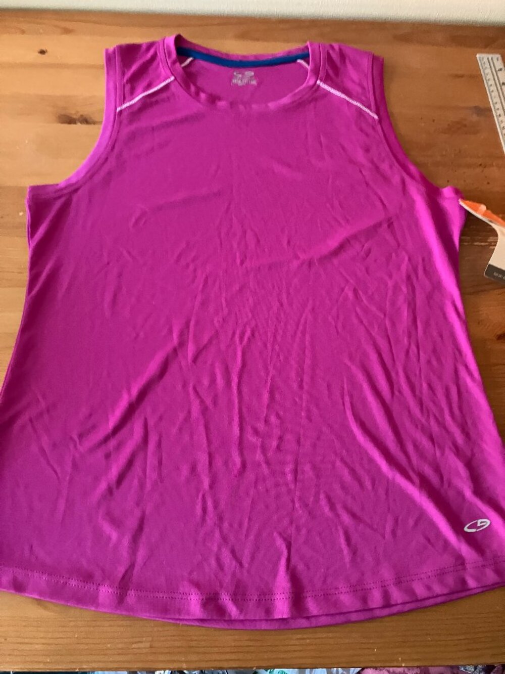 C 9 by Champion Athletic tee Sleeveless Hot Pink/Purple color Size L